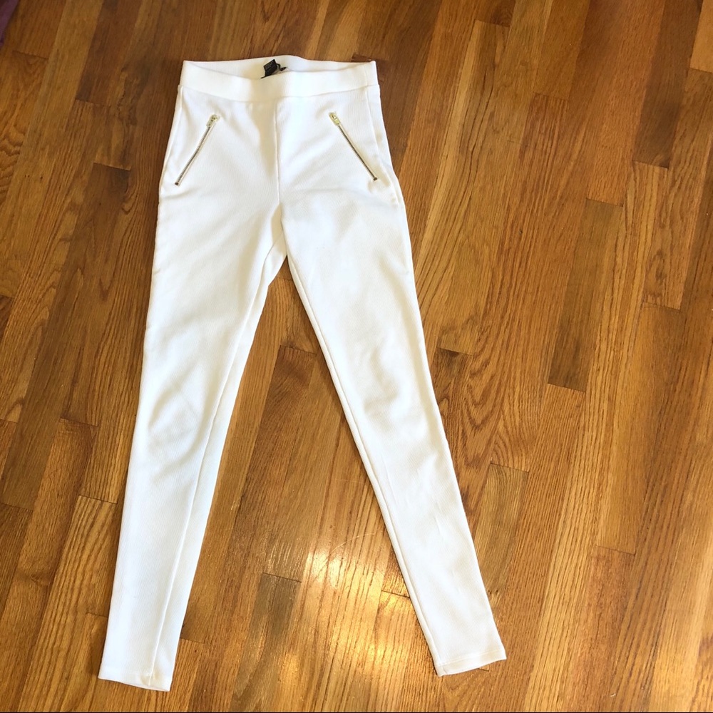 White leggings